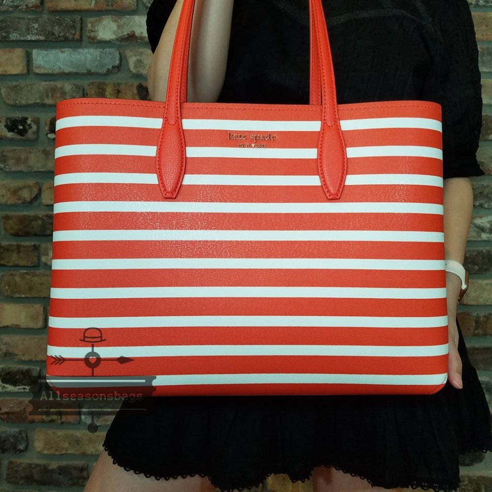 Kate Spade ALL DAY Sailing Tote Tamarillo Multi - Picture 3 of 9
